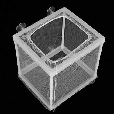 Imagem de Yctze Caixa de Isolamento de Criador de Peixes de Aquário para Peixes Fritos e Doentes | Incubadora de Com Ventosas para Separação Segura | Acessório Aquático Ideal para Reprodução