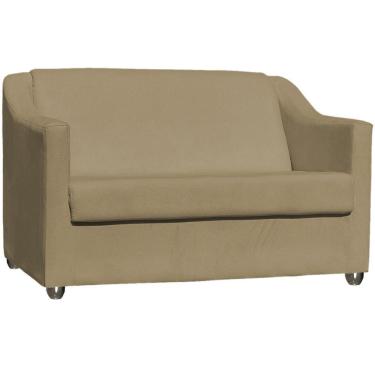 Imagem de Namoradeira Decorativa Para Sala Recepção Manicure Consultório Escritório Mila Suede