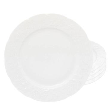 Imagem de Jogo De Pratos Fundo 4 Peças 22Cm Branco Limoges Vendange