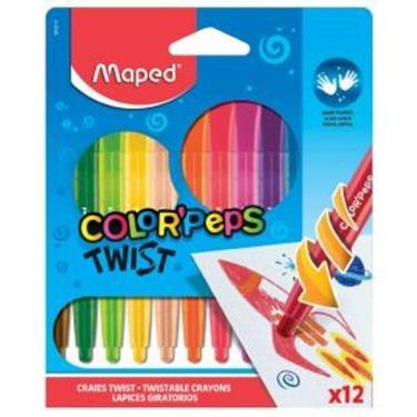 Imagem de Giz De Cera Color Peps Twist 12 Cores Maped