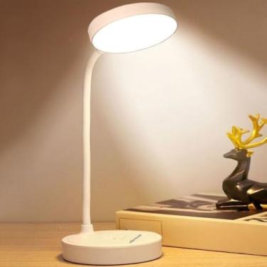 Imagem de LumináRia, Iluminação de Mesa Led com Proteção para Os Olhos/DormitóRio/Manicure Recarregável sem Fio, Multifuncional e PráTico