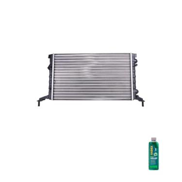 Imagem de Kit Radiador GM Celta 1.0 1.4 Sem Ar Condicionado 2006-2011 + Aditivo Radiador Radiex R1882 Verde