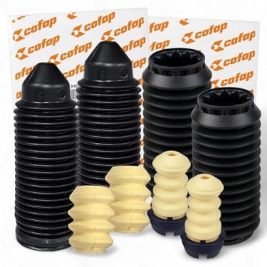 Imagem de 4 Kit Batente Coifa Amortecedor Dianteiro e Traseiro Compatível com Gol G2 G3 G4 G5 Parati Voyage