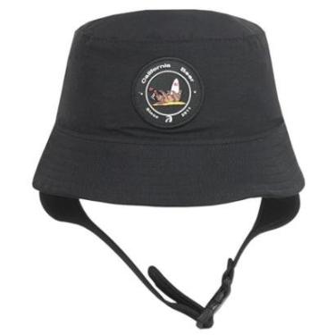 Imagem de Chapéu para Surf California Beer Bucket Preto-Unissex