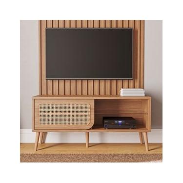 Imagem de Rack Tela para TV em MDF 135 cm com 1 Porta de Correr Freijó Dalla Costa