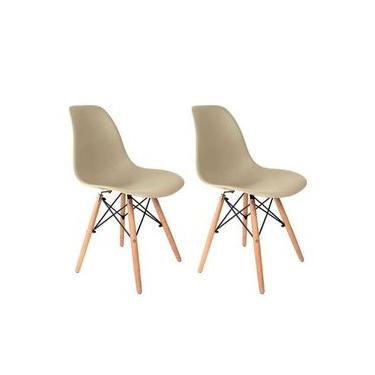 Imagem de Conjunto 2 Cadeiras Eames  Creme