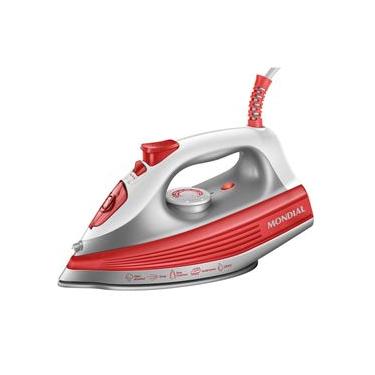 Imagem de Ferro a Vapor Mondial Branco e Coral 1200W FVN-01-O