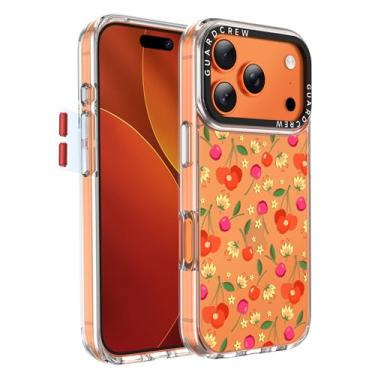 Imagem de GuardCrew Capa para iPhone 17 Pro, [proteção contra quedas de grau militar de 3,5 m à prova de colisão] [antiamarelamento e anti-descasca] Capa de telefone fina transparente à prova de choque TPU para