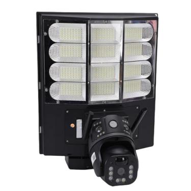 Imagem de Generic Câmera de Segurança Solar para Iluminação Pública, Sensor CMOS Full HD 1080P Conexão de Cartão 4G de Lente Dupla de 3,6 Mm, Com Painel Solar de Alta Eficiência e Design à Prova