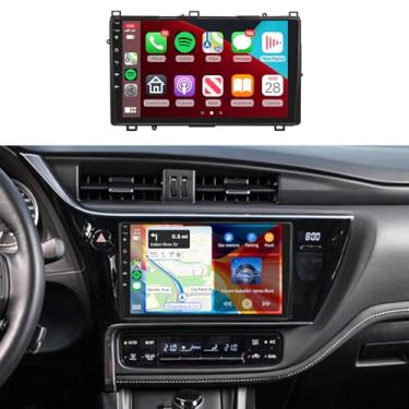 Imagem de Rádio 2G + 64G Android 13 para Toyota Corolla 2017 2018 2019 estéreo para carro com carplay sem fio Android Auto, Bluetooth 5.0, equalizador DSP integrado, tela sensível ao toque IPS HD de 9 polegadas