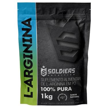 Imagem de Arginina 1Kg - 100% Puro Importado - Soldiers Nutrition-Unissex