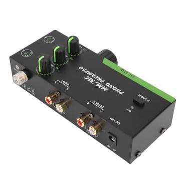 Imagem de RiToEasysports Pré-amplificador Phono, Mini Pré-amplificador Estéreo Profissional para Toca-discos Giratório (plugue da ue)