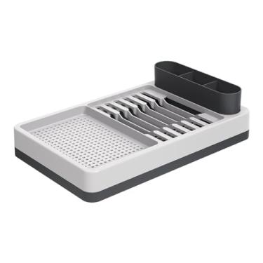 Imagem de Coza - Escorredor de Louças Flat 42 x 26 x 10cm - Cinza Frio/Cinza Grafitte