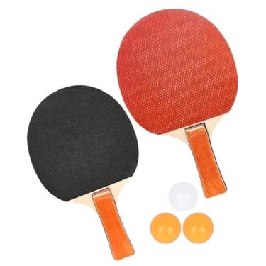 Imagem de Conjunto de 2 raquetes de tênis de mesa, 2 raquetes e 3 bolas