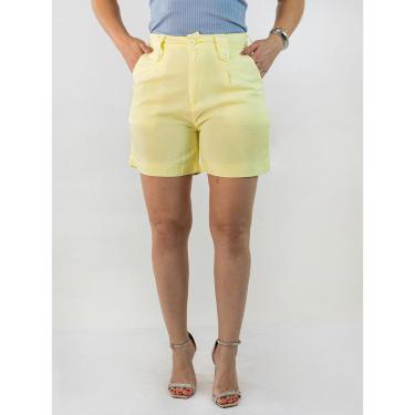 Imagem de Short Feminino Mom Linho Cintura Alta Candy Colors Anticorpus-Feminino