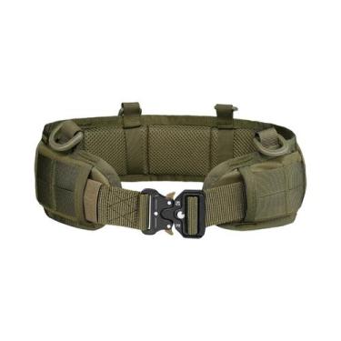 Imagem de Cinto Tático Ajustável Masculino Com Almofada E Bolso Para Trabalho Ao