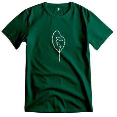 Imagem de Camiseta Nossa Senhora Aparecida Terço 100% Algodão - Sete Sete Esport