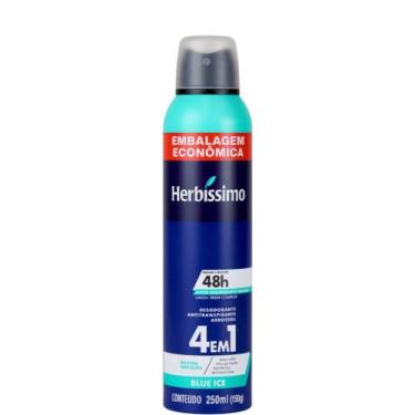 Imagem de Desodorante herbissimo bis aerosol 250ml blue ice - Herbíssimo
