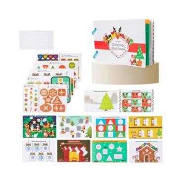 Imagem de Livro Sensorial Montessori Para Bebês: Brinquedo Educacional De Hallow