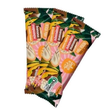 Imagem de Kit 3X: Barra Frutas Banana E Polpa Cupuaçú Orgânica Selva E - Selva E