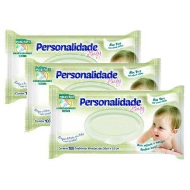 Imagem de Toalhas Umedecidas Kit Com 3 Pacotes - Personalidade