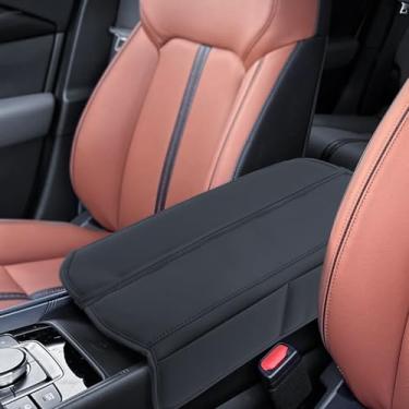 Imagem de LANTU Capa de apoio de braço para Mazda CX-50 2026 2025 2024 2023 acessórios console central protetor de almofada de tampa média para descanso de cotovelo de carro