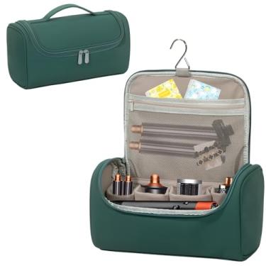 Imagem de Haroranax Estojo de viagem acolchoado – compatível com Dyson Airwrap Complete Styler e acessórios (verde papagaio)