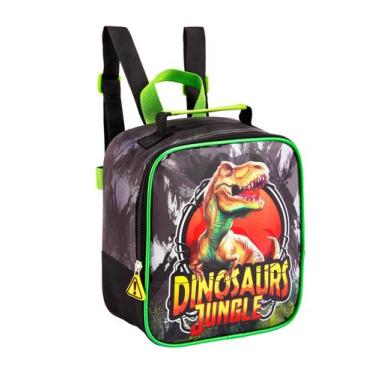 Imagem de Lancheira Escolar Térmica Infantil Dinossauro Denlex La1515