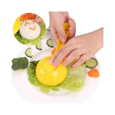 Imagem de Colher Antiaderente Para Bolas De Arroz DIY, Molde De Arroz Em Meia Es