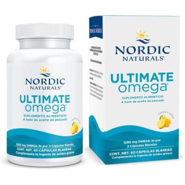 Imagem de Suplemento Nordic Naturals Ultimate Omega 1280 mg 60 cápsulas