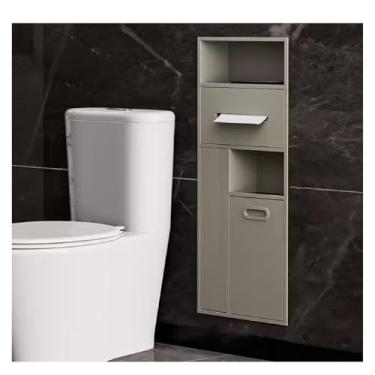 Imagem de Nicho de chuveiro de aço inoxidável - organizador de prateleira embutida, nicho de banheiro de aço inoxidável, para cozinha, sala de estar, quarto, rack de armazenamento (damasco, 30 x 14 x 7