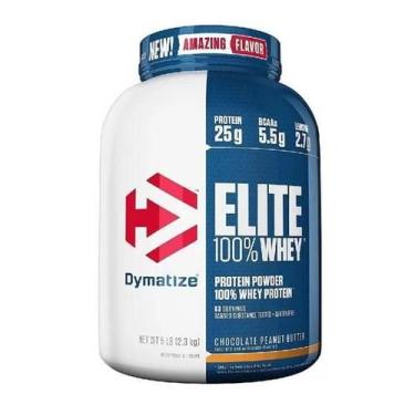 Imagem de Elite Whey Protein 2,3kg - Dymatize - Proteína de Alta Qualidade, CHOC