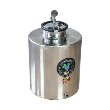 Imagem de Dorna/Reservatório/Pipa de vinho 50 litros - RG Mquinas LTDA, Inox 430