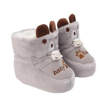 Imagem de Botas De Inverno Para Bebês De 0 a 1 Ano, Quentes, Fofas, Com Solado M