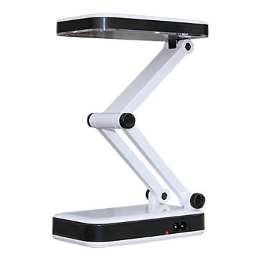 Imagem de LUMINARIA DE MESA LUZ DE EMERGENCIA DOBRAVEL ARTICULAVEL PARA ESCRITORIO LEITURA C/ 24 LEDS ZZ