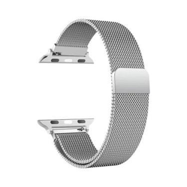 Imagem de Pulseira Milanesa Para Apple Watch Compatível Com Ultra Series 1 2 3 4