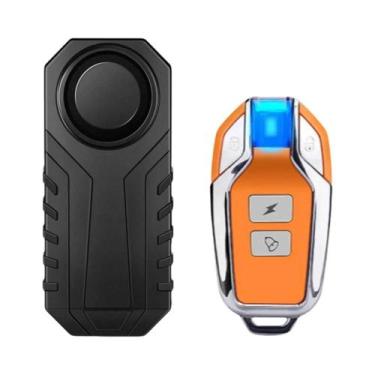 Imagem de Alarme De Moto Com Controle Remoto Sem Fio 113dB, Sensor De Vibração À