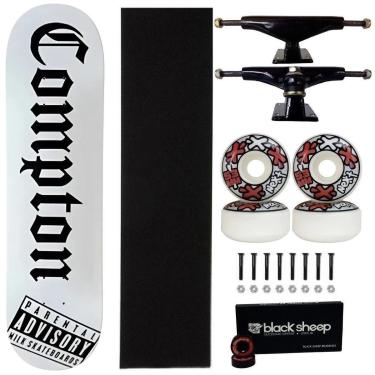 Imagem de Skate Milk Maple 8.5 Montado Vertical Street Next 53 Abec 15-Masculino