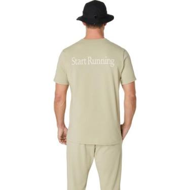 Imagem de Camiseta ASICS Heavy Weight Knit Graphic - Masculino - Verde