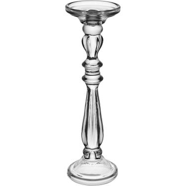 Imagem de CASTIÇAL DECORATIVO PORTA VELA HOME&CO VIDRO 34x10x10cm TRANSPARENTE