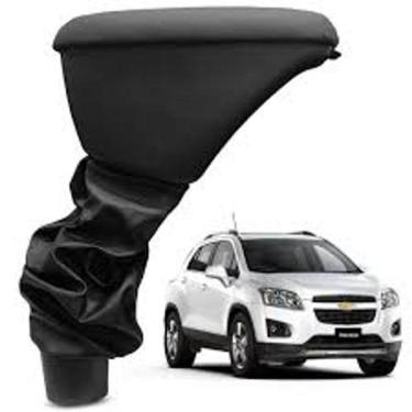 Imagem de Apoio de braço Tracker sintético preto com a costura preta