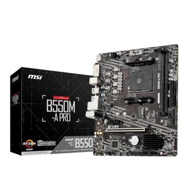 Imagem de MSI Placa mãe B550M-A PRO AMD B550 soquete AM4 Micro ATX DDR4-SDRAM