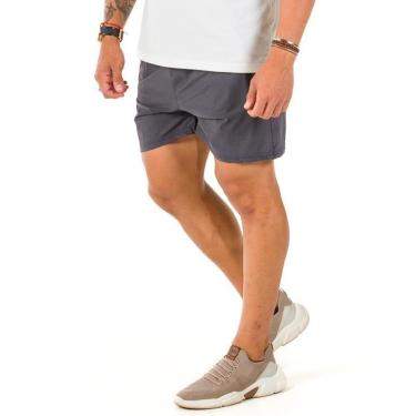 Imagem de Short Fit Poliamida Chumbo-Masculino