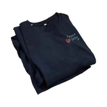 Imagem de Conjunto De Camiseta De Verão De Manga Curta plus Size E Saia Midi, Mo