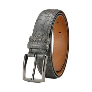 Imagem de Cinto De Couro Luxuoso Preto Para Homens, Alta Qualidade, Fivela Autom