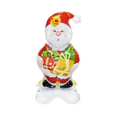 Imagem de Balões De Folha Pequenos Com Tema De Natal: Papai Noel, Boneco De Neve