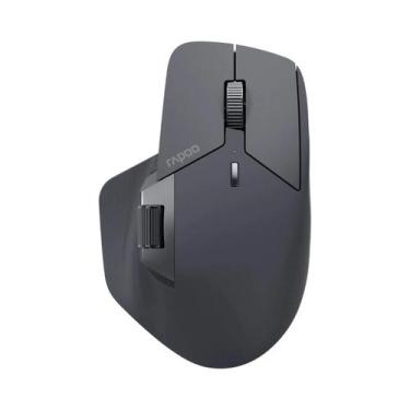 Imagem de Mouse Ergonômico Sem Fio Recarregável 4000 DPI Bluetooth Multimodo Com