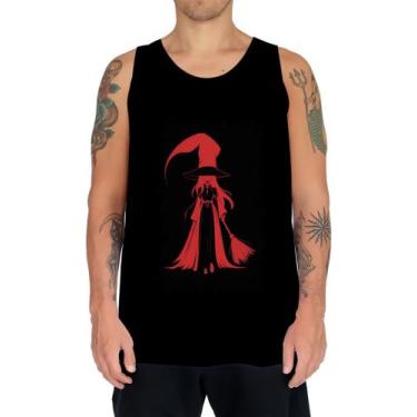 Imagem de Camiseta Regata Bruxa Halloween Vermelha 4 - Kasubeck Store, INF 02