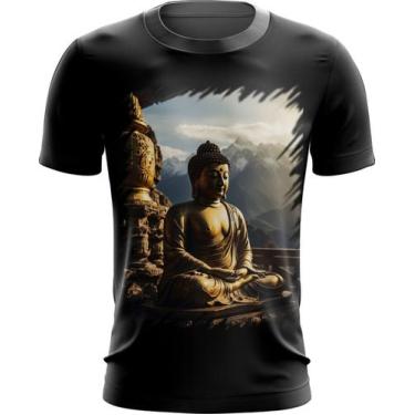 Imagem de Camiseta Dryfit Estátua de Buda Iluminado Religião 4 - Kasubeck Store,