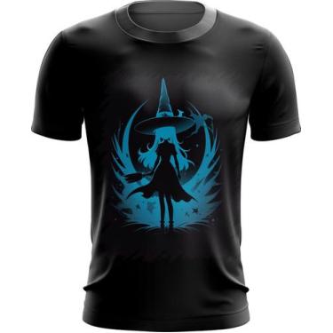 Imagem de Camiseta Dryfit Bruxa Halloween Azul Festa 9 - Kasubeck Store®, INF 14